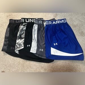 Under Armour tech play up shorts size 2X, bundle of 4